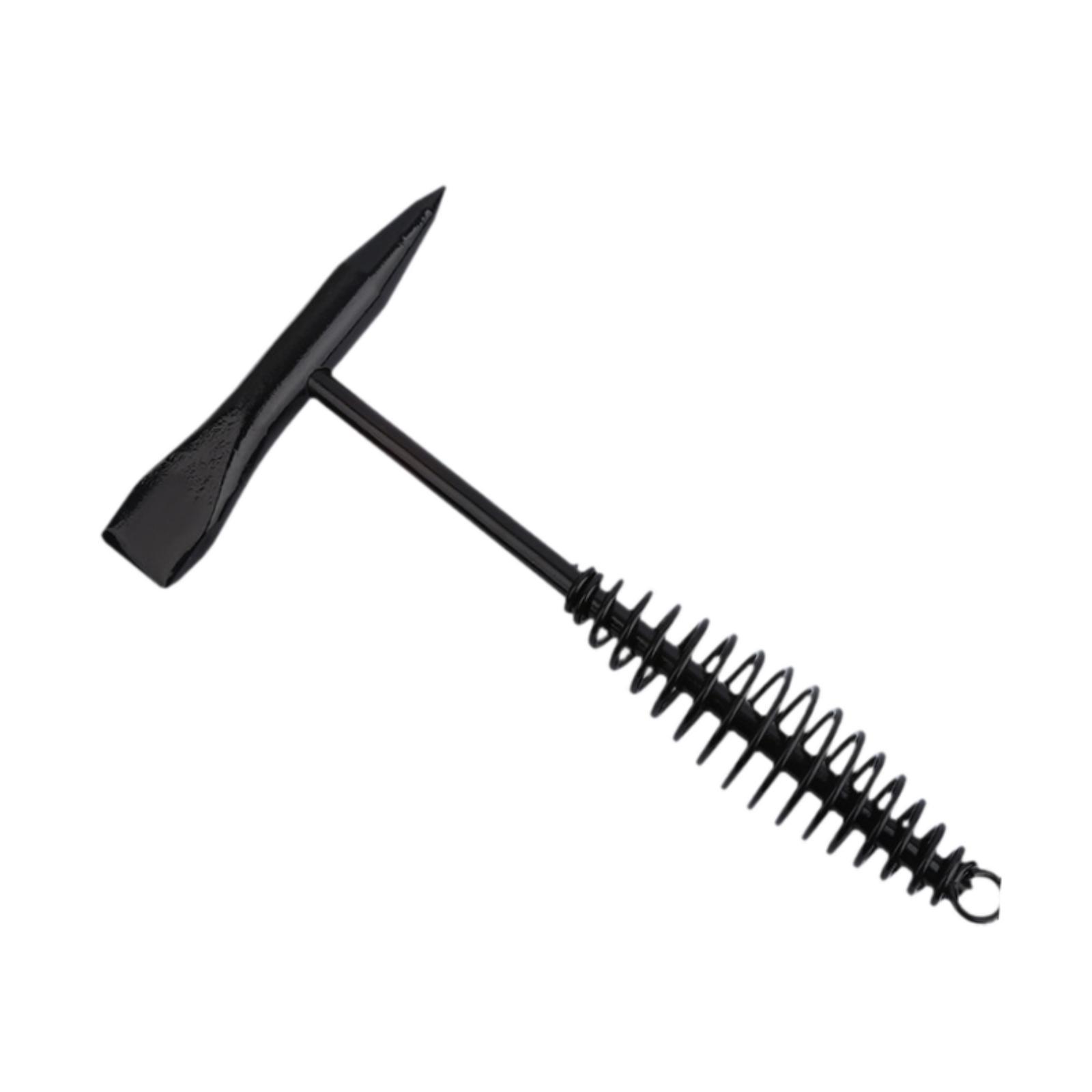 Magideal - Martillo De Chipp De Soldadura Herramienta Manual Absorbente Martillo De Escoria De Acero Portátil Con Manija De Resorte De Bobina Para La Extracción 300G 265X12Cm