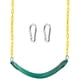 thumbnail image 1 of Columpio TURFEE Heavy Duty Green con cadena de 66 pulgadas para niños, 1 of 7