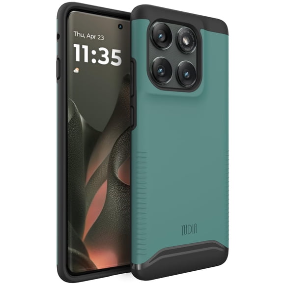 Funda TUDIA Moto Edge 2025 de Doble Capa Antigolpes Verde Hunter