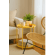 thumbnail image 3 of Mesa Lateral Auxiliar 2 Niveles Metalica 42x42x52cm Beige, 3 of 3