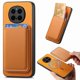 thumbnail image 4 of Funda de Cuero Magnética con Tarjetero para Honor Magic 7 Pro Cubierta Delgada Amarillo, 4 of 5
