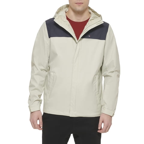 Chaqueta Tommy Hilfiger Ligera Impermeable Para Hombre Azul Marino