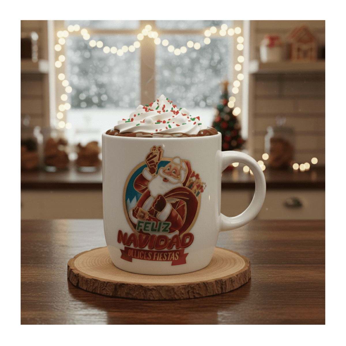 Genérico - Taza De Cerámica 250 Ml Regalos Feliz Navidad 2025