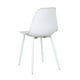thumbnail image 5 of Silla Deco Plastico Patas Metálicas Igor 45*53*83 Blanca, 5 of 7