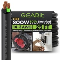 Cable De Alimentación Gearit 7,5 M Calibre 14/3 Soow 600V 3 Conductores