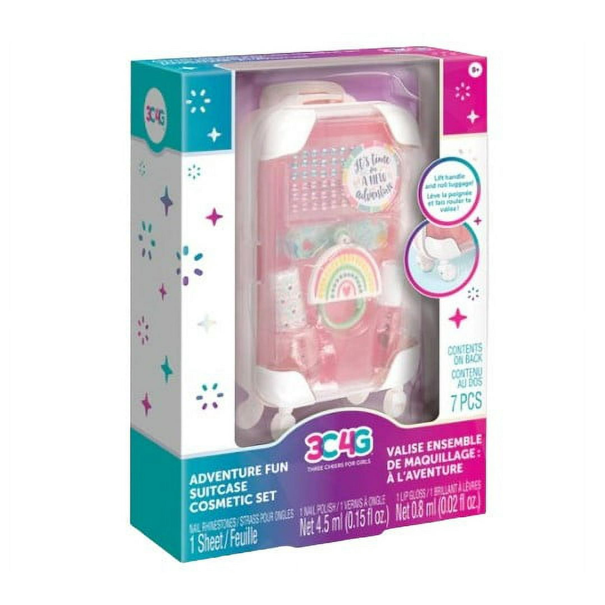 3c4g - Set Maleta De Maquillaje Aventura Divertida 7 Piezas