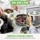 thumbnail image 3 of Juego de utensilios de cocina GreenLife Click de acero inoxidable TriPly, 10 piezas, 3 of 6