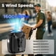 thumbnail image 4 of Ventilador de cintura portátil VOSFEEL 16000 mAh recargable 48H negro, 4 of 8