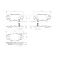 Pastillas Freno Para Auto Motaquip Lvxl1796
