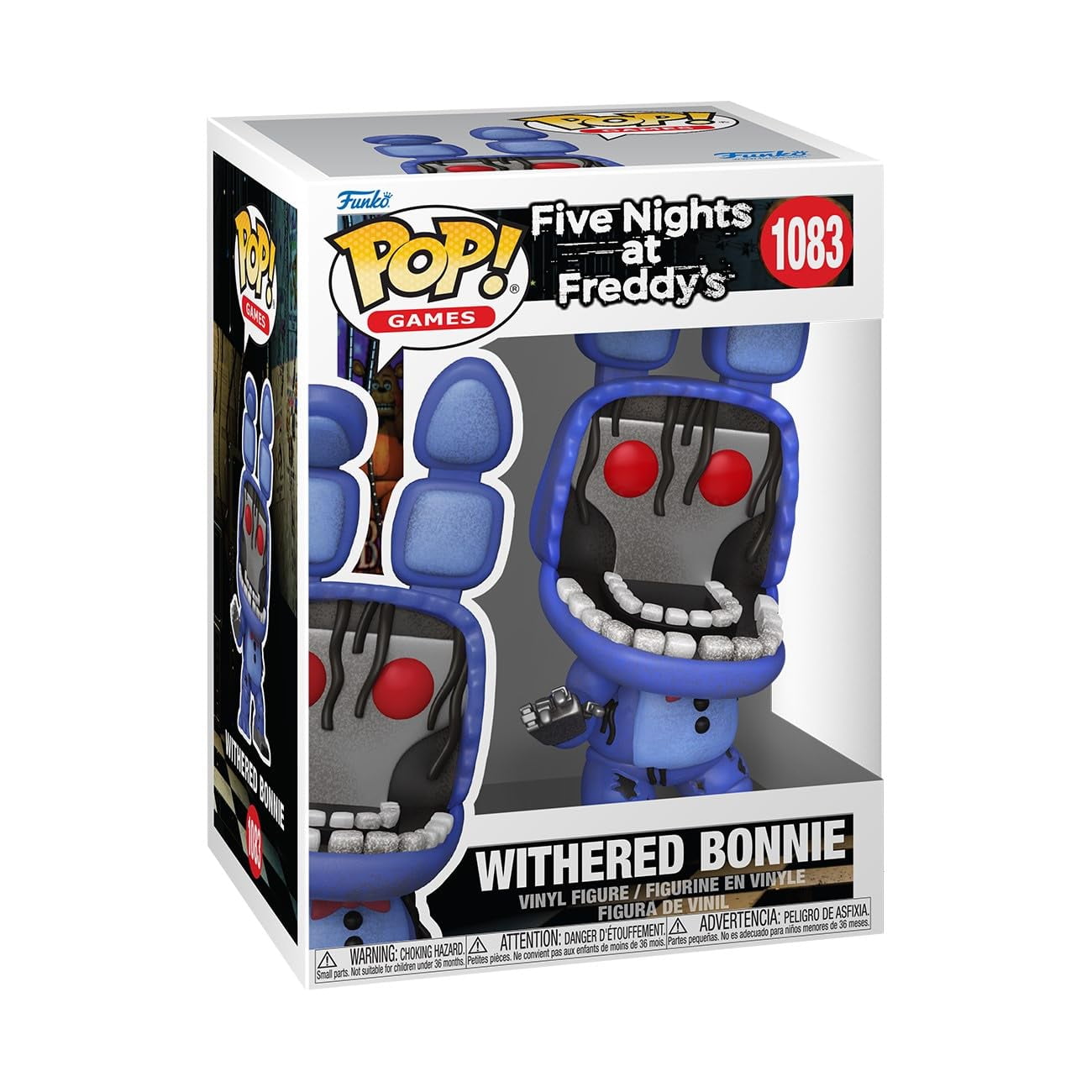 Figura De Acción Funko Pop! Juegos: Five Nights At Freddy's Withered Bonnie, 13,2 Cm