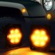 thumbnail image 5 of Luz de posición lateral PXPART LED ámbar para Jeep JK con lente ahumada, 5 of 5