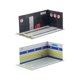 thumbnail image 5 of 2 Piezas 1:32 Estacionamiento Modelo Coche Diecast Garaje Escena Estilo G, 5 of 5