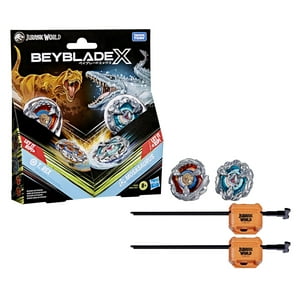 Set Multipack Beyblade X Jurassic World T. Rex Contra Mosasaurus