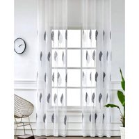 Genérico - Visillo Transparente Con Textura 140X230Cm