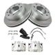 thumbnail image 3 of Kit de pastillas y discos de freno TRQ cerámicos traseros para Chevy 2002-2003, 3 of 9