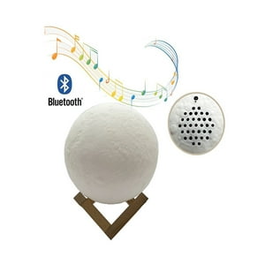 Importadora La Cuponera - Lampara Luna 3D Touch Bluetooth