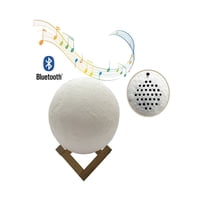 Importadora La Cuponera - Lampara Luna 3D Touch Bluetooth