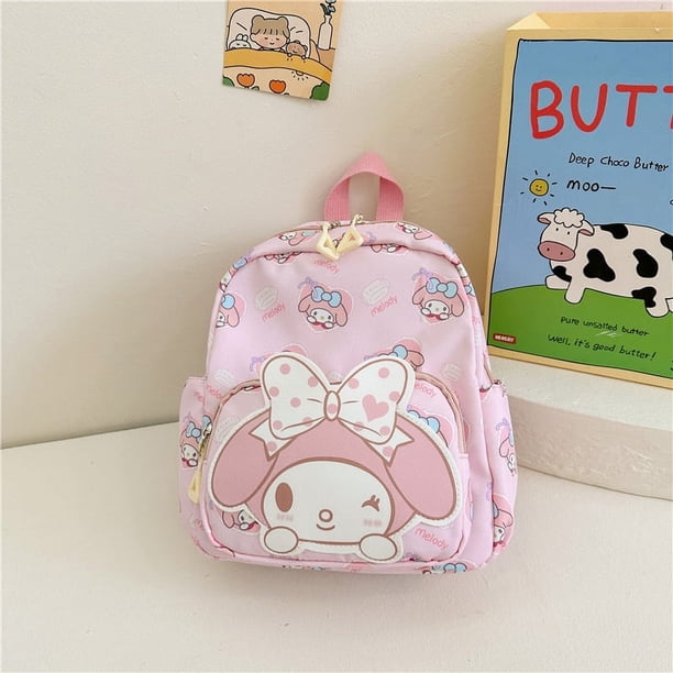 Sanrio Hello Kitty Kuromi Cinnamoroll Kawaii Backpacks Cute Cartoon My Melody Pochacco Pompom Purin Storage School Bag Sac A Dos