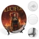 thumbnail image 4 of Lucifer Plato decorativo de porcelana fina (bone china), plato decorativo de cerámica para hogar, oficina, soporte de pared, platos decorativos para dormitorio - 6 pulgadas (15 cm), 4 of 6