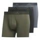 thumbnail image 1 of Trunk Underwear adidas para hombre, modelo Athletic Fit, paquete de 3 unidades, color oliva L, 1 of 3