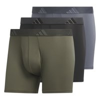 Trunk Underwear Adidas Para Hombre, Modelo Athletic Fit, Paquete De 3 Unidades, Color Oliva L
