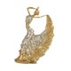 thumbnail image 2 of Figura De Bailarina De Pavo Real, Escultura De Baile De Resina Para Dormitorio, Regalo Del Día De La Madre, Dorado, 2 of 5