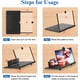 thumbnail image 4 of Ampliador de pantalla Fopudy 3D HD de 20 pulgadas para smartphones, color negro, 4 of 7