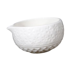 Magideal - Ceramic Matcha Tea Towl Tazón De Té Japonesa Ceremonía De Té 560 Ml Accesorios De Matcha Matcha Mezclando Tazón Hecho A Mano Para Amigos De La Familia Blanco