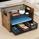thumbnail image 4 of CADDY Boershun Organizador de Escritorio de Madera de 3 Niveles con Cajón, 4 of 8
