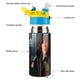 thumbnail image 3 of Fargo Botella de Agua con Tapa Pop Top de Un Toque, Acero Inoxidable, a Prueba de Fugas, para Deportes, Botella Infantil azul 12 oz, 3 of 6