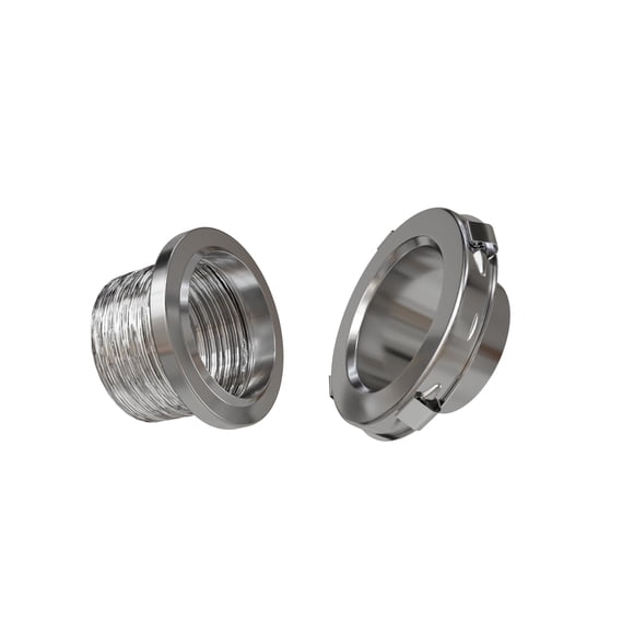 Acoplamiento para ventilación de secadora MagVent MV-180 magnético color plata