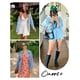 thumbnail image 2 of Chaqueta vaquera Omoone para mujer, extragrande, de longitud media, azul XL, 2 of 8