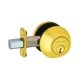 thumbnail image 1 of Deadbolt SCHLAGE Dexter JD60605 monocilíndrico de latón brillante, 1 of 1