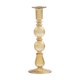 thumbnail image 2 of Candelabro De Cristal Soporte Candelabro Decoración Comedor Navidad 8.5x25cm Marrón, 2 of 5