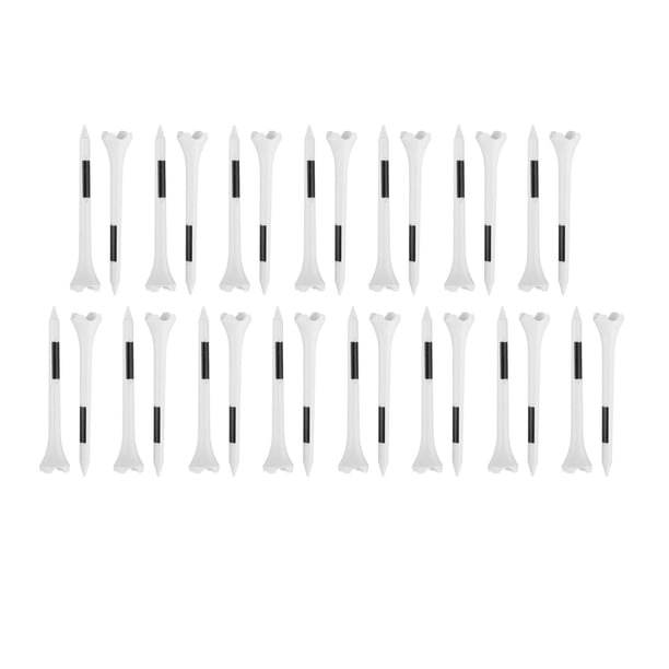 30 piezas de tees de golf de plástico, soporte de golf, herramienta de práctica, reutilizable, flexible, estable, tees de pelota de golf, tees de golf 69 cm