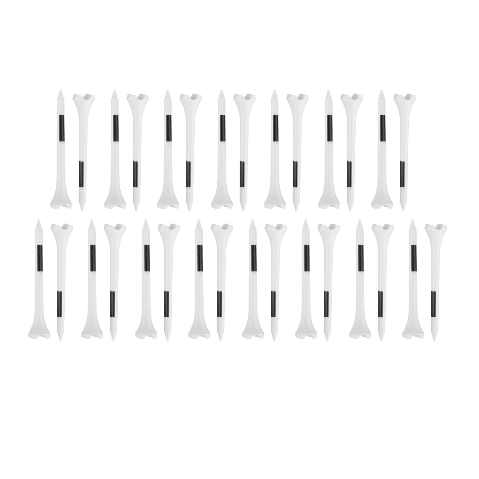 Magideal - 30 Piezas De Tees De Golf De Plástico, Soporte De Golf, Herramienta De Práctica, Reutilizable, Flexible, Estable, Tees De Pelota De Golf, Tees De Golf 69 Cm