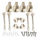 thumbnail image 2 of Juego De 16 Cuerdas Elásticas Para Amarrar Persianas Y Cortinas, Accesorios De Fijación Universales, Color Blanco, 2 of 5