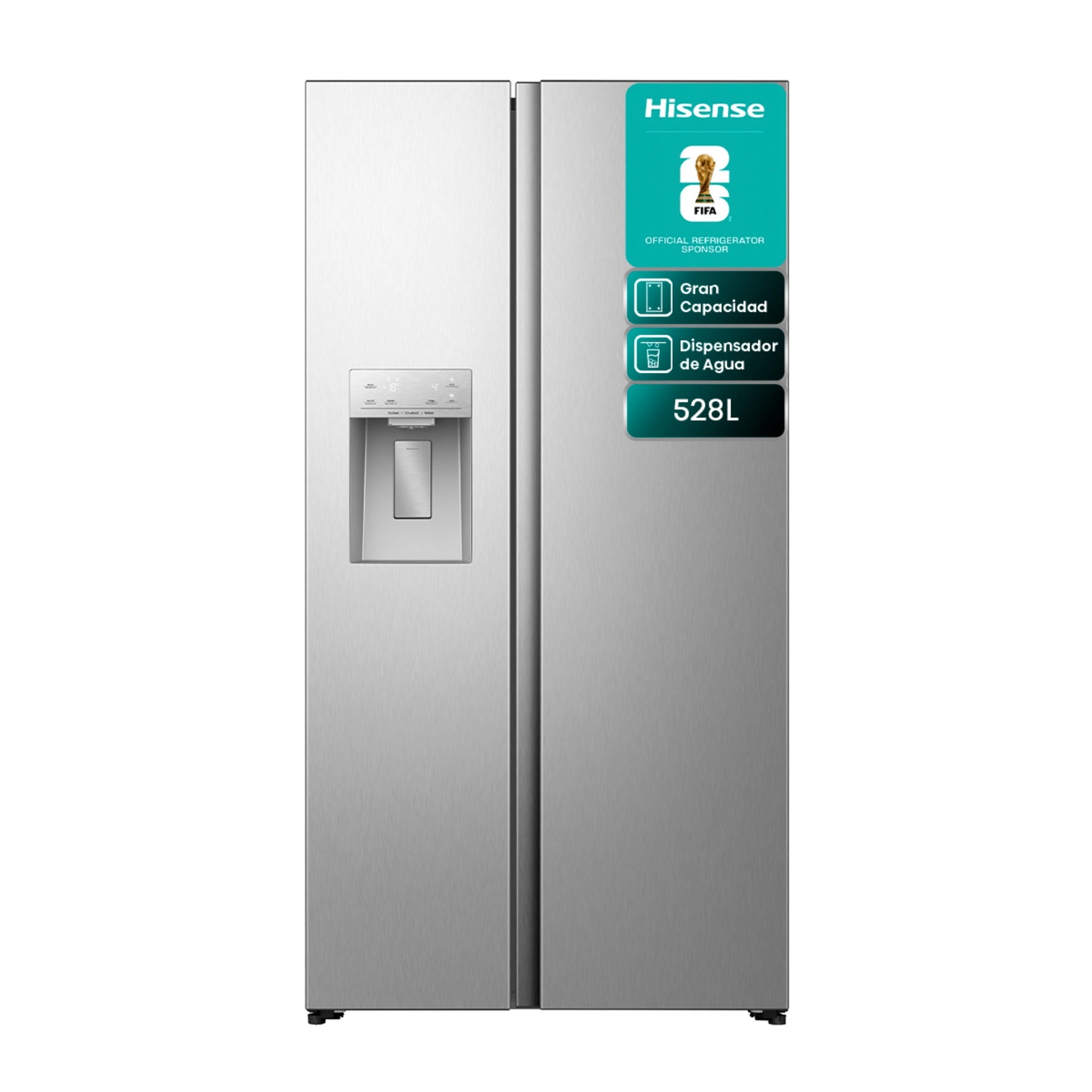 Refrigerador Hisense Side by Side No Frost / RS528P5ESA 528 Litros