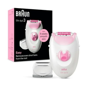 Depiladora Eléctrica Braun Silk Epil 3 Pink Box