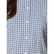 thumbnail image 5 of INSPIRE CHIC Camisa a Cuadros de Regreso a Clases para Mujer con Cuello Peter Pan, Manga Corta Abullonada, Botones Abajo, Blusa de Gingham, Azul Lago S, 5 of 6