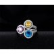 thumbnail image 2 of Anillos de Compromiso para Mujer de 3 Piedras Anillos de Plata Esterlina S925 para Mujer Corte Redondo AAAAA Circón Anillos de Boda de Eternidad Elegantes Hipoalergénicos Anillos de Promesa, 2 of 8