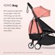 thumbnail image 3 of Bolsa de cochecito Stokke Babyzen YOYO Taupe con base de rueda y ganchos, 3 of 6