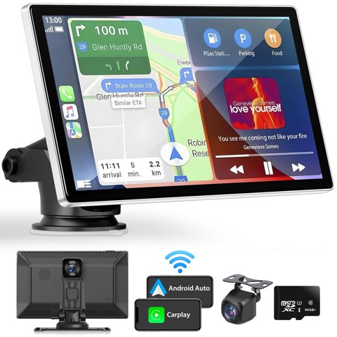Pantalla Carplay Madoec Inalámbrica De 9 Pulgadas Para Apple Carplay Y Android