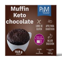 P&M Foods - Muffin Keto Sabor Chocolate