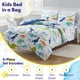 thumbnail image 2 of Juego de ropa de cama Sweet Home Collection para niños con estampado de dinosaurios gemelos, 2 of 9