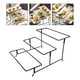 thumbnail image 1 of 3 Piso Metal Soporte De Exhibición Para Comida Organizador Negro, 1 of 5