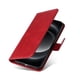 thumbnail image 2 of Funda Billetera para Xiaomi 14 Ultra con Porta Tarjetas y Soporte Ajustable Rojo, 2 of 5