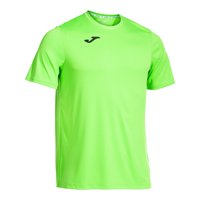 Polera Deportiva Hombre Combi Verde Flúor Joma