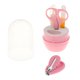 thumbnail image 4 of 4pcs / Set Baby Nail Clippers Tijeras Cortadores Finger Manicure Pink, 4 of 5