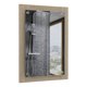 thumbnail image 2 of Espejo de Baño Rectangular 50x70 cm con Marco de Madera Roble y Blanco, 2 of 5